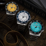 Buy Shop Citizen Mechanical Automatic White Dial Silver Steel Strap Watch for Men - NJ0171-81A USA Online