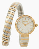 Buy Shop Just Cavalli Enchanting Silver Dial Two Tone Steel Strap Watch for Women - JC1L301M0065 USA Online