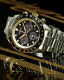 Buy Shop Seiko Prospex Speedtimer Solar Chronograph Black Dial Silver Steel Strap Watch for Men - SSC941 USA Online