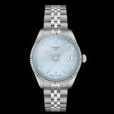 Buy Shop Tissot Ballade Quartz Blue Dial Silver Steel Strap Watch for Women - T156.210.11.351.00 USA Online