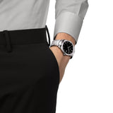 Buy Shop Tissot PR 100 Black Dial Silver Steel Strap Watch for Men - T150.410.11.051.00 USA Online