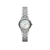 Buy Shop Emporio Armani Alpha Mother of Pearl Dial Silver Steel Strap Watch for Women - AR1803 USA Online