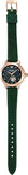 Buy Shop Emporio Armani Mia Meccanico Mother of Pearl Dial Green Leather Strap Watch for Women - AR60073 USA Online