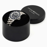 Buy Shop Emporio Armani cBlue Dial Silver Steel Strap Watch for Men - AR60079 USA Online