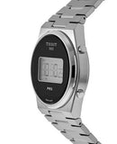 Buy Shop Tissot Digital Quartz Black Dial Silver Steel Strap Watch for Men - T137.463.11.050.00 USA Online