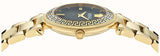 Buy Shop Versace Reve Analog Black Dial Gold Steel Strap Watch for Women - VE8B00624 USA Online