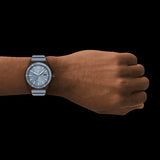 Buy Shop Emporio Armani Sea Explorer Divers Blue Dial Blue Silicone Strap Watch for Men - AR11685 USA Online