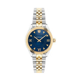 Buy Shop Versace Hellenyium Quartz Blue Dial Two Tone Steel Strap Watch for Women - VE2S00522 USA Online