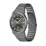 Buy Shop Hugo Boss Candor Grey Dial Grey Steel Strap Watch for Men - 1514078 USA Online