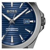 Buy Shop Hugo Boss Strike Blue Dial Gunmetal Grey Steel Strap Watch for Men - 1514175 USA Online