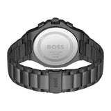 Buy Shop Hugo Boss Taper Chronograph Black Dial Black Steel Strap Watch for Men - 1514088 USA Online