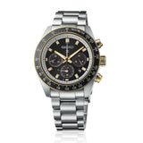 Buy Shop Seiko Prospex Speedtimer Solar Chronograph Black Dial Silver Steel Strap Watch for Men - SSC941 USA Online