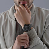 Buy Shop Emporio Armani World Explorer Black Dial Black Steel Strap Watch for Men - AR11398 USA Online