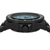 Buy Shop Emporio Armani Sea Explorer Turquoise Blue Dial Black Steel Strap Watch for Men - AR60084 USA Online