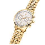Buy Shop Maserati Tradizione Chronograph White Dial Gold Steel Strap Watch for Men - R8873646003 USA Online