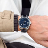 Buy Shop Maserati Competizione Blue Dial Silver Steel Strap Watch for Men - R8853100029 USA Online