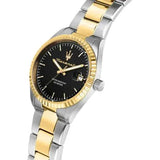 Buy Shop Maserati Competizione Black Dial Two Tone Steel Strap Watch for Men - R8853100042 USA Online