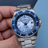 Buy Shop Citizen Mechanical Automatic Blue Dial Silver Steel Strap Watch for Men - NJ0178-81M USA Online