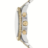 Buy Shop Emporio Armani World Explorer Chronograph Cream Dial Two Tone Steel Strap Watch for Men - AR11606 USA Online