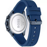 Buy Shop Hugo Boss Runner Chronograph Blue Dial Blue Silicone Strap Watch for Men - 1514142 USA Online