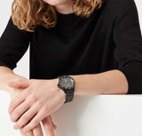 Buy Shop Emporio Armani World Explorer Black Dial Black Steel Strap Watch for Men - AR11398 USA Online