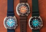 Buy Shop Seiko Prospex US Special Edition King Turtle Automatic Brown Dial Silver Steel Strap Watch for Men - SRPH55 USA Online
