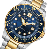 Buy Shop Citizen Mechanical Automatic Blue Dial Two Tone Steel Strap Watch for Men - NJ0174-82L USA Online