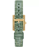 Buy Shop Emporio Armani Classic White Dial Green Leather Strap Watch for Women - AR11661 USA Online