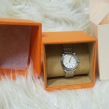 Buy Shop Tory Burch Whitney Ivory White Dial Silver Steel Strap Watch for Women - TBW8001 USA Online