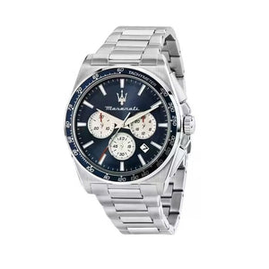 Buy Shop Maserati Velocità Chronograph Blue Dial Silver Steel Strap Watch for Men - R8873652005 USA Online