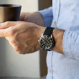 Buy Shop Hugo Boss Runner Chronograph Black Dial Black Silicone Strap Watch for Men - 1514141 USA Online