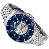 Buy Shop Maserati SFIDA Skeleton Automatic Blue Dial Silver Steel Strap Watch for Men - R8823140011 USA Online