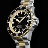 Buy Shop Emporio Armani Sea Explorer Black Dial Two Tone Steel Strap Watch for Men - AR60089 USA Online