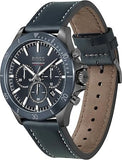 Buy Shop Hugo Boss Troper Chronograph Blue Dial Blue Leather Strap Watch for Men - 1514056 USA Online