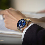 Buy Shop Citizen Mechanical Automatic Blue Dial Two Tone Steel Strap Watch for Men - NJ0174-82L USA Online