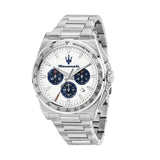 Buy Shop Maserati Velocità Chronograph White Dial Silver Steel Strap Watch for Men - R8873652007 USA Online