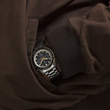 Buy Shop Seiko Prospex Speedtimer Solar Chronograph Black Dial Silver Steel Strap Watch for Men - SSC941 USA Online