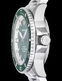 Buy Shop Emporio Armani Sea Explorer Green Dial Silver Steel Strap Watch for Men - AR60080 USA Online