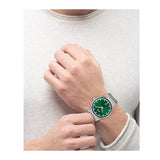 Buy Shop Hugo Boss Candor Green Dial Silver Steel Strap Watch for Men - 1514079 USA Online