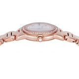 Buy Shop Emporio Armani Mia Mother of Pearl Dial Rose Gold Steel Strap Watch for Women - AR11671 USA Online