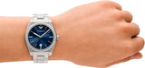 Buy Shop Emporio Armani Frederico Analog Blue Dial Silver Steel Strap Watch for Men - AR11620 USA Online