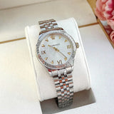Buy Shop Versace Hellenyium Quartz Silver Dial Silver Steel Strap Watch for Women - VE2S00322 USA Online