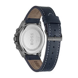 Buy Shop Hugo Boss Troper Chronograph Blue Dial Blue Leather Strap Watch for Men - 1514056 USA Online