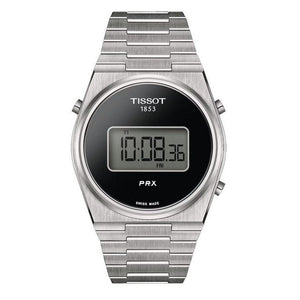 Buy Shop Tissot Digital Quartz Black Dial Silver Steel Strap Watch for Men - T137.463.11.050.00 USA Online