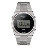 Buy Shop Tissot Digital Quartz Black Dial Silver Steel Strap Watch for Men - T137.463.11.050.00 USA Online