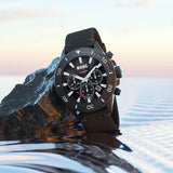 Buy Shop Hugo Boss Admiral Chronograph Black Dial Black Nylon Strap Watch for Men - 1513918 USA Online