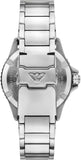 Buy Shop Emporio Armani World Explorer Silver Dial Silver Steel Strap Watch for Men - AR11683 USA Online