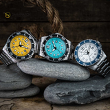 Buy Shop Citizen Mechanical Automatic Yellow Dial Silver Steel Strap Watch for Men - NJ0170-83Z USA Online