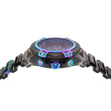 Buy Shop Versace Icon Active Chronograph Black Dial Grey Silicone Strap Watch for Men - VEZ701022 USA Online