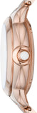 Buy Shop Emporio Armani Mia Meccanico Mother of Pearl Dial Rose Gold Steel Strap Watch for Women - AR60072 USA Online